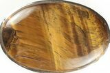 1.8" Tiger's Eye Pendant (Necklace) - 925 Sterling Silver   - #192351-1
